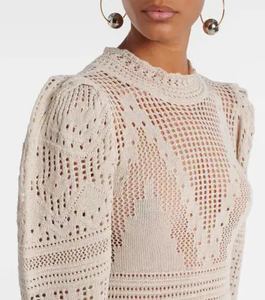 Isabel Marant Dione open-knit maxi dress | Thumbnail 2