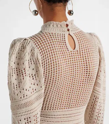 Isabel Marant Dione open-knit maxi dress | Thumbnail 4