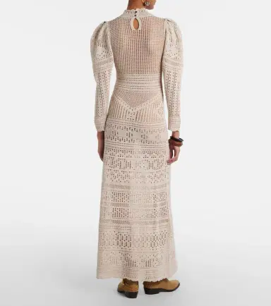 Isabel Marant Dione open-knit maxi dress | Thumbnail 5
