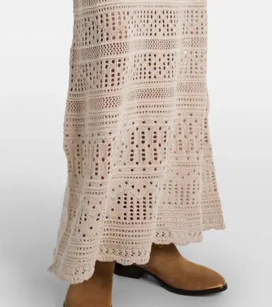 Isabel Marant Dione open-knit maxi dress | Thumbnail 7