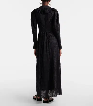 Isabel Marant Zoen floral cotton and silk maxi dress | Thumbnail 6