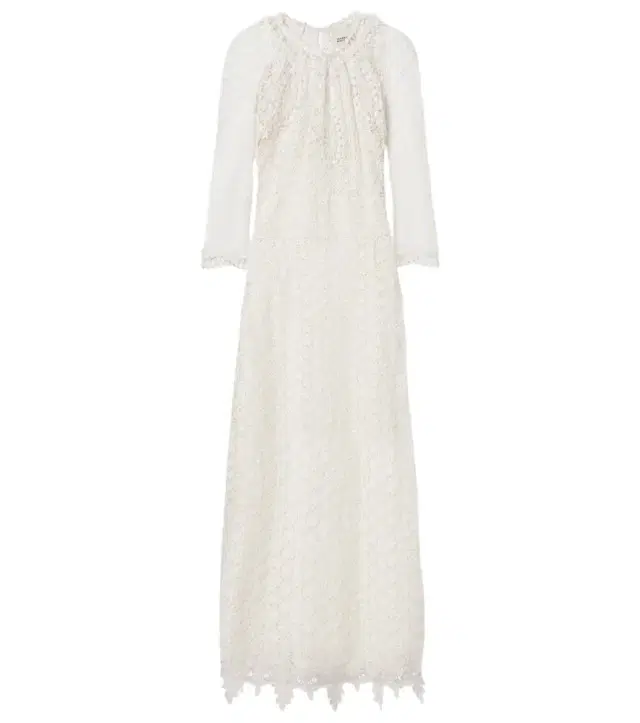 Isabel Marant Hayra cotton guipure lace maxi dress