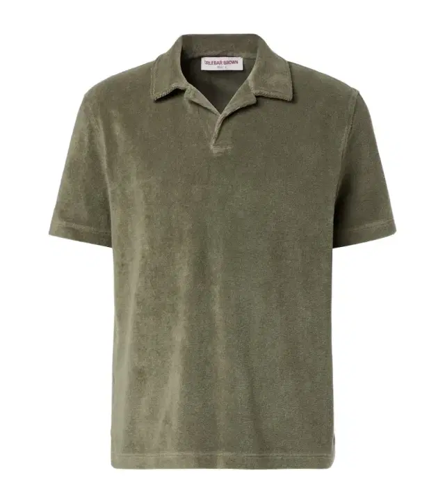 Orlebar Brown Terry Resort cotton terry polo shirt