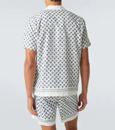 Orlebar Brown Maitan printed bowling shirt | Thumbnail 5