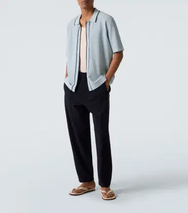 Orlebar Brown Roddy waffle-knit bowling shirt | Thumbnail 3 Orlebar Brown Roddy waffle-knit bowling shirt | Thumbnail 3