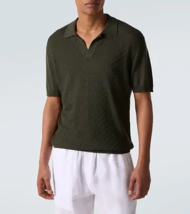 Orlebar Brown Horton silk and cotton polo shirt | Thumbnail 2