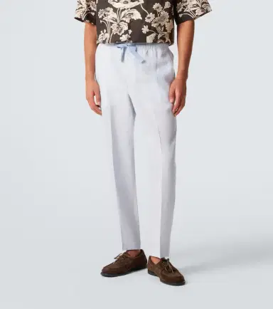 Orlebar Brown Alex linen straight pants | Thumbnail 2