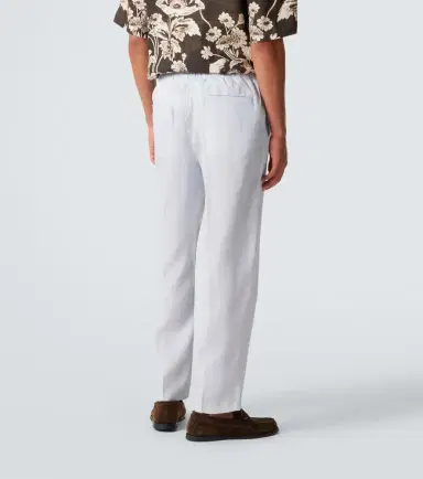 Orlebar Brown Alex linen straight pants | Thumbnail 4