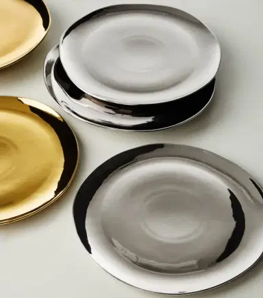 Bitossi Set of 4 porcelain dinner plates | Thumbnail 3