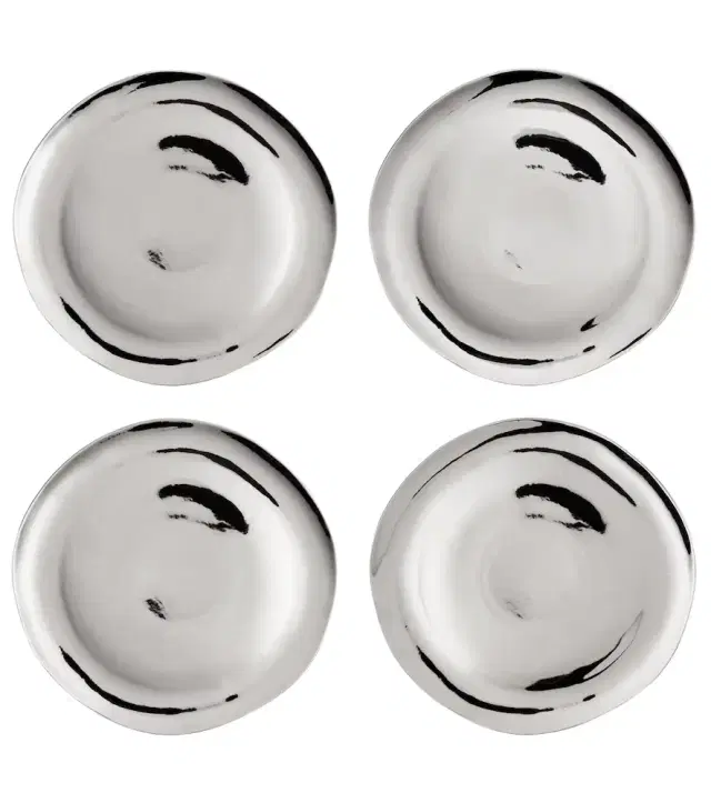 Bitossi Set of 4 porcelain dinner plates