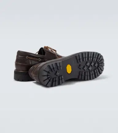 Studio Nicholson Guston leather boat shoes | Thumbnail 2 Studio Nicholson Guston leather boat shoes | Thumbnail 2