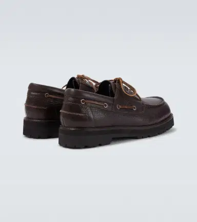Studio Nicholson Guston leather boat shoes | Thumbnail 3 Studio Nicholson Guston leather boat shoes | Thumbnail 3