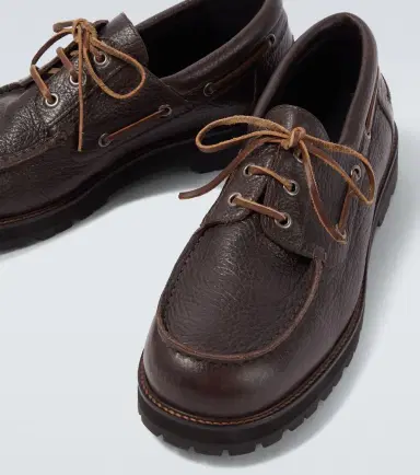 Studio Nicholson Guston leather boat shoes | Thumbnail 6 Studio Nicholson Guston leather boat shoes | Thumbnail 6