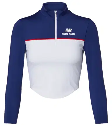 Miu Miu x New Balance jersey crop top | Thumbnail 1 Miu Miu x New Balance jersey crop top | Thumbnail 1
