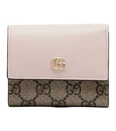 Gucci GG Marmont Mini leather-trimmed wallet | Thumbnail 1 Gucci GG Marmont Mini leather-trimmed wallet | Thumbnail 1