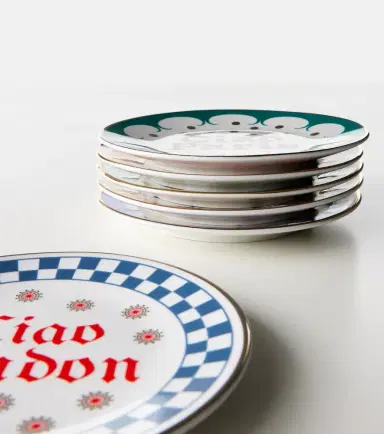 Bitossi Set of 6 porcelain plates | Thumbnail 3