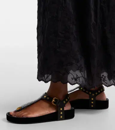 Isabel Marant Enore studded leather thong sandals | Thumbnail 6 Isabel Marant Enore studded leather thong sandals | Thumbnail 6