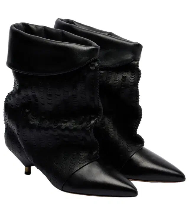 Edrika 45 laser-cut leather ankle boots
