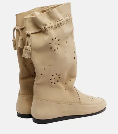 Isabel Marant Welky laser-cut suede mid-calf boots | Thumbnail 3