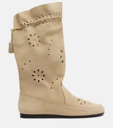 Isabel Marant Welky laser-cut suede mid-calf boots | Thumbnail 4