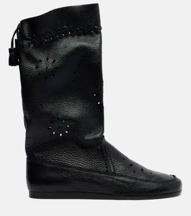 Isabel Marant Welky laser-cut leather mid-calf boots | Thumbnail 4 Isabel Marant Welky laser-cut leather mid-calf boots | Thumbnail 4
