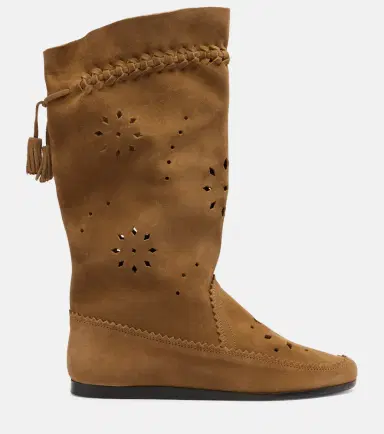 Isabel Marant Welky laser-cut suede mid-calf boots | Thumbnail 2