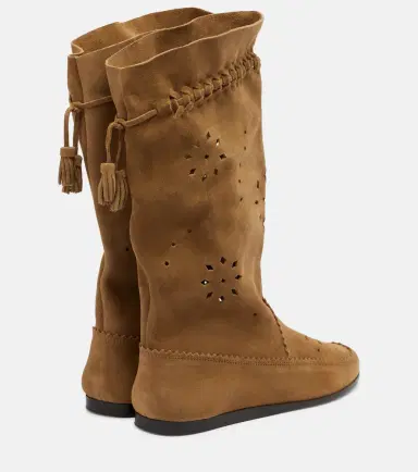 Isabel Marant Welky laser-cut suede mid-calf boots | Thumbnail 3