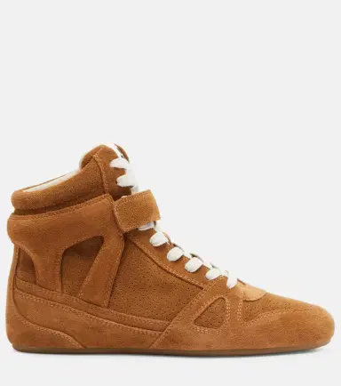 Isabel Marant Senny suede high-top sneakers | Thumbnail 4 Isabel Marant Senny suede high-top sneakers | Thumbnail 4