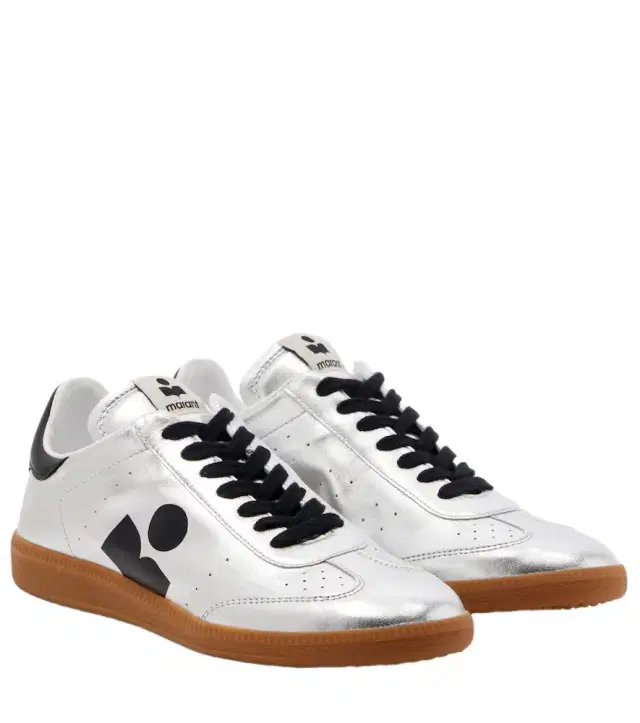 Isabel Marant Kaycee metallic leather sneakers