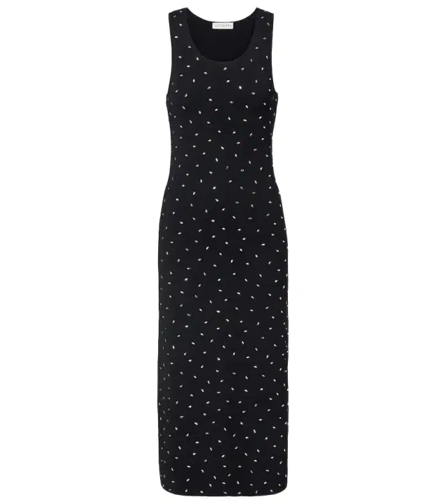 Geordie embellished jersey midi dress