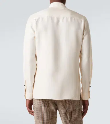 Valentino Silk shantung shirt | Thumbnail 4 Valentino Silk shantung shirt | Thumbnail 4