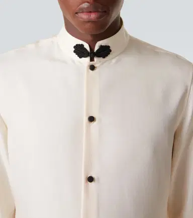 Valentino Silk shantung shirt | Thumbnail 5 Valentino Silk shantung shirt | Thumbnail 5