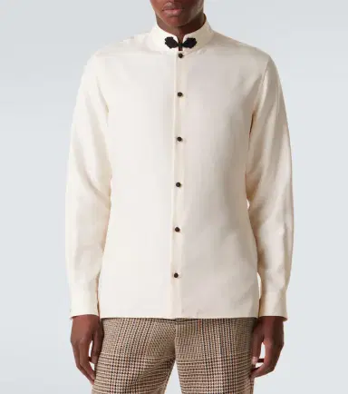 Valentino Silk shantung shirt | Thumbnail 7 Valentino Silk shantung shirt | Thumbnail 7