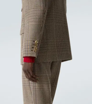 Valentino Prince of Wales check virgin wool blazer | Thumbnail 5 Valentino Prince of Wales check virgin wool blazer | Thumbnail 5