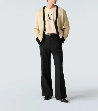 Valentino Embroidered virgin wool cardigan | Thumbnail 2 Valentino Embroidered virgin wool cardigan | Thumbnail 2