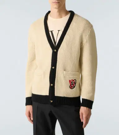 Valentino Embroidered virgin wool cardigan | Thumbnail 5 Valentino Embroidered virgin wool cardigan | Thumbnail 5