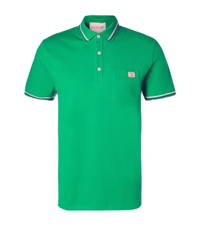 Cotton piqué polo shirt
