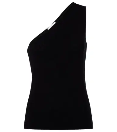 Lisa Yang One-shoulder cotton and cashmere top | Thumbnail 1 Lisa Yang One-shoulder cotton and cashmere top | Thumbnail 1