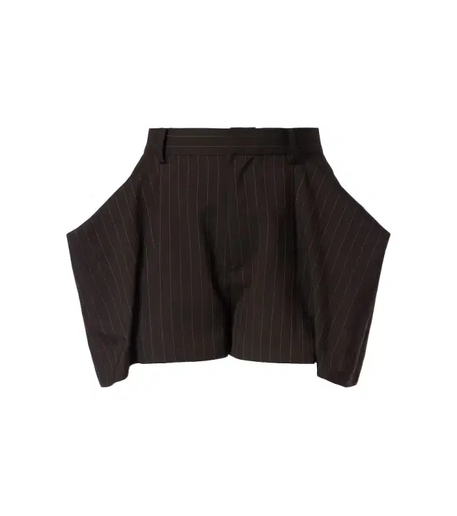 Striped Bermuda shorts