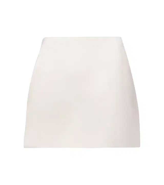 Silk satin miniskirt