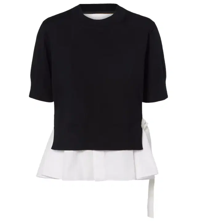 Sacai Paneled top