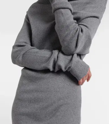 Lisa Yang Aige cotton and cashmere minidress | Thumbnail 2