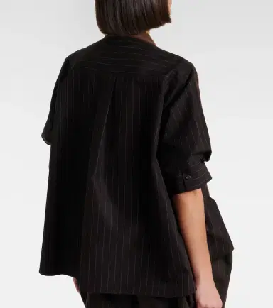Sacai Striped cotton cardigan | Thumbnail 6 Sacai Striped cotton cardigan | Thumbnail 6