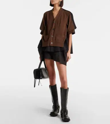 Sacai Striped cotton cardigan | Thumbnail 7 Sacai Striped cotton cardigan | Thumbnail 7