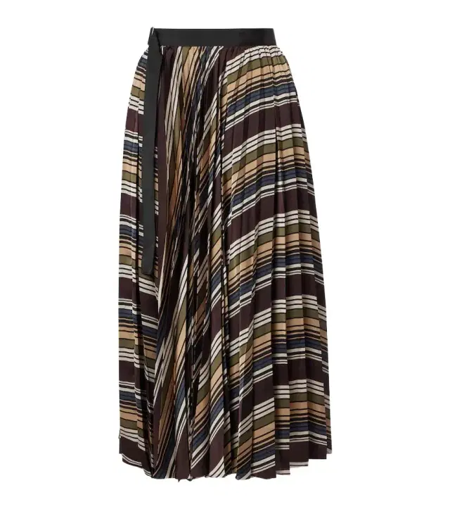 Sacai Striped midi skirt