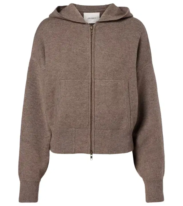 Lisa Yang Lilia cashmere zip-up hoodie