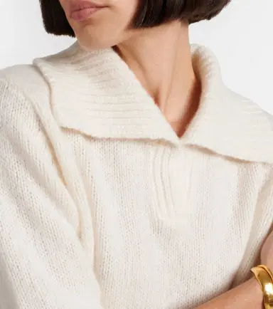 Lisa Yang Lailai cashmere and silk polo sweater | Thumbnail 3 Lisa Yang Lailai cashmere and silk polo sweater | Thumbnail 3