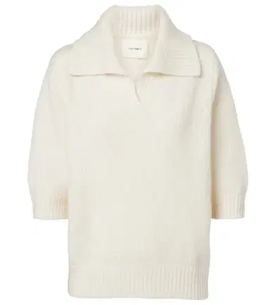 Lisa Yang Lailai cashmere and silk polo sweater | Thumbnail 1 Lisa Yang Lailai cashmere and silk polo sweater | Thumbnail 1