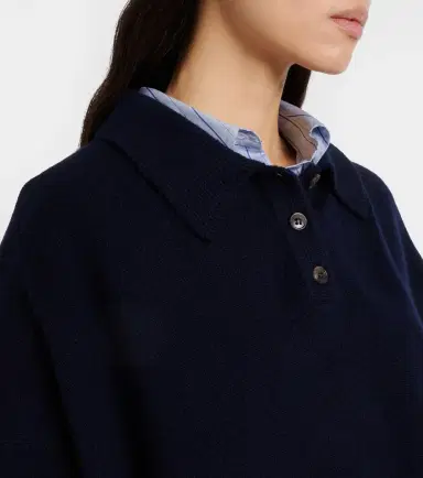 Lisa Yang Etta cashmere polo sweater | Thumbnail 4 Lisa Yang Etta cashmere polo sweater | Thumbnail 4