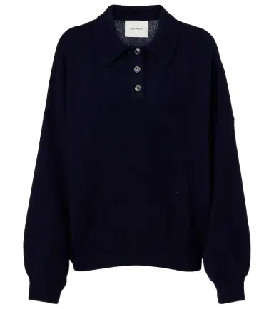 Lisa Yang Etta cashmere polo sweater | Thumbnail 1 Lisa Yang Etta cashmere polo sweater | Thumbnail 1